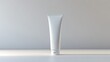 © Taman Siswo - White cosmetic tube on white background.