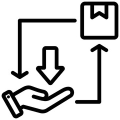 Sticker - Supply Demand Outline Icon