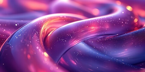 Leinwandbilder - Futuristic Abstract Composition with Translucent Purple Rings and Geometric Shapes