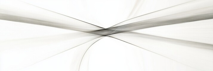 Aufkleber - Abstract lines form intricate patterns creating a sense of depth and movement in a minimalist design. Generative AI