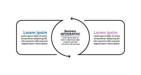 Wall Mural - business data visualization. timeline infographic icons designed for abstract background template mi