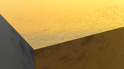 Abstract Gold Cube Textured Surface Design