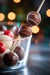 © phurinee - Delicious Chocolate Cake Pops Festive Treats Sweet Dessert
