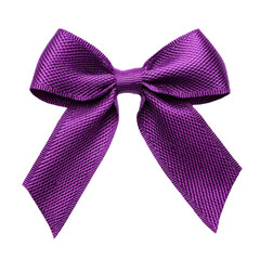 Wall Mural - vibrant purple ribbon bow with textured fabric, perfect for decoration or gift wrapping. Its rich color adds touch of elegance and charm to any occasion