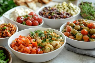 Poster - Harra Esbao appetizers presented in a white bowl