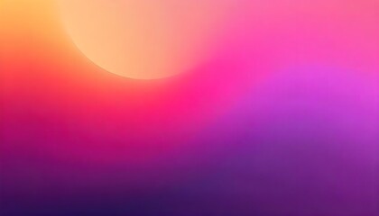 Leinwandbilder - A vibrant gradient abstract background blending shades of purple, pink, and orange hues