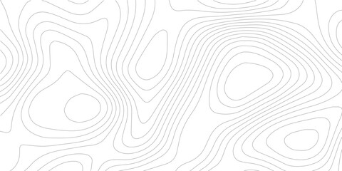 Poster - Abstract black and white topographic contours lines of mountains. Topography map art curve drawing. vector illustration. wave Line topography map contour background .background