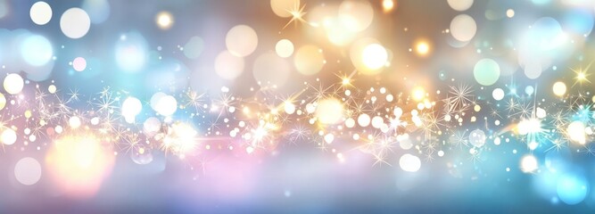 Captivating abstract background featuring a bokeh pattern perfect for the Christmas season.