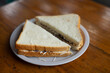 © idham - Cut Choco Crunch Sandwich on Plate