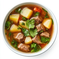 Poster - clear spiced soup with tender beef