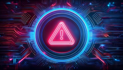 Wall Mural - scam fraud security warning crime internet technology phishing online alert digital risk protection 