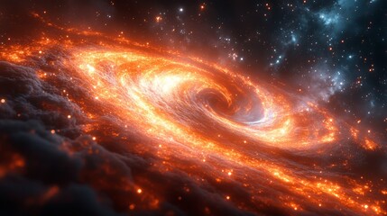 Wall Mural - Nebula and stars abstract explosion in the space wallpaper background photo.