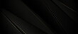 © pickup - Elegant Black Abstract Background with Subtle Metallic Lines