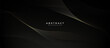 © pickup - Minimalist Black Abstract Background with Subtle Golden Wave Lines