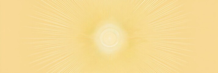 Leinwandbilder - Bright golden sun rays radiate in a warm yellow background during daytime in a serene outdoor setting. Generative AI