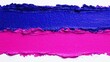 © Flowaiart - Abstract Swatch of Bright Pink and Royal Blue Makeup Lipstick or Paint