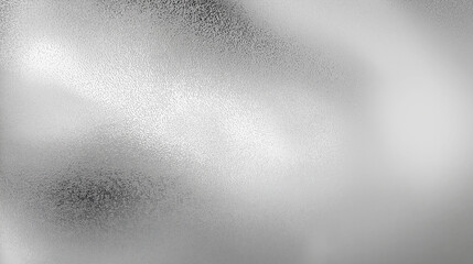 Poster - A light gray gradient texture background featuring a smooth transition from light to dark shades, complemented by elements of glass and silver metal. This elegant and minimalist design creates a clean