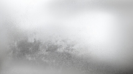 Poster - A light gray gradient texture background featuring a smooth transition from light to dark shades, complemented by elements of glass and silver metal. This elegant and minimalist design creates a clean