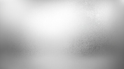 Fototapete - A light gray gradient texture background featuring a smooth transition from light to dark shades, complemented by elements of glass and silver metal. This elegant and minimalist design creates a clean