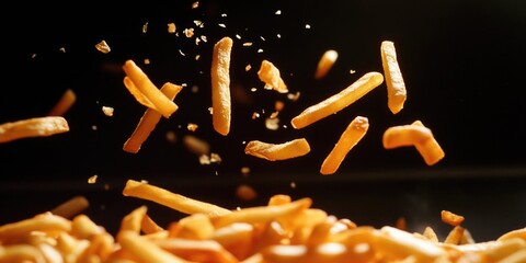 Poster - Falling French Fries