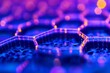 © Siriroj - Vibrant Neon Lights and Glowing Geometric Patterns in Hypnotic Digital Artwork