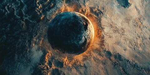 Wall Mural - Planet in Sky