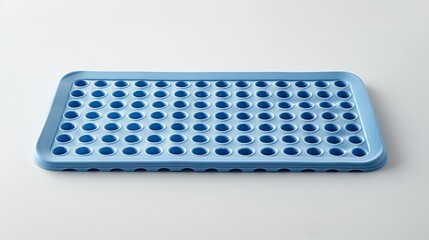 A non-slip bathtub mat with suction cups, designed for child safety, displayed against a white backdrop.