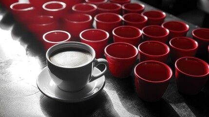 Wall Mural - Coffee on Table