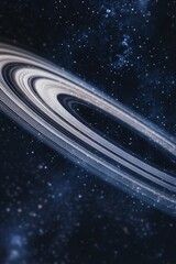 Wall Mural - ring in space
