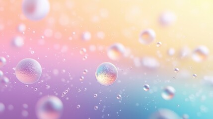 Wall Mural - oil bubbles on glass surfaces oil bubbles on a glass surface with a colorful background, creating a 