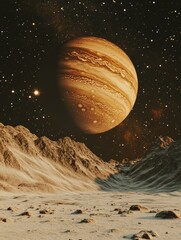 Wall Mural - planet in sky