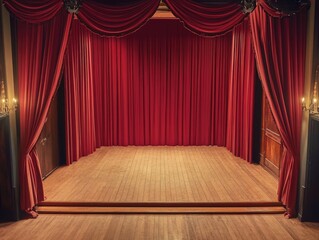 Canvas Print - Theater Stage Curtain