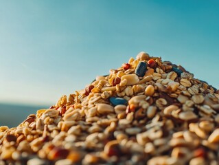 Wall Mural - Food Pile on Table