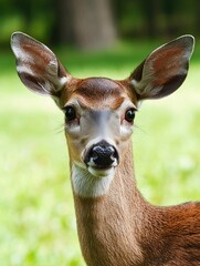 Poster - Deer in a field