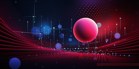 Wall Mural - background with space
