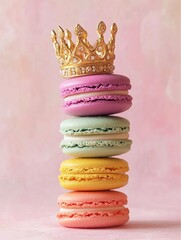 Canvas Print - Macaron Crown