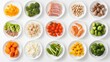 © MutshI - A detailed look at portion control, featuring a variety of food items measured precisely, showcasing the importance of portion sizes