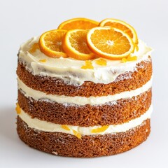 Canvas Print - Orange Cake Close Up