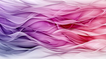 Aufkleber - Dynamic flow of layered pink and purple lines abstract art digital design contemporary style close-up visual harmony