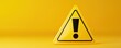 © JP STUDIO LAB - Warning sign alerting caution urban environment graphic design bright yellow background safety concept