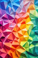 Wall Mural - Multicolored Triangular Pattern