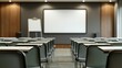 © sup - Empty Conference Room Ready for Presentation