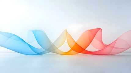 Poster - A glowing vibrant river of colors flowing through an abstract dreamlike landscape symbolizing the creative flow of ideas and the beauty of digital art and visualization