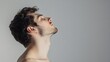 © PondLord - Side Profile of Man with Visibly Enlarged Thyroid Gland
