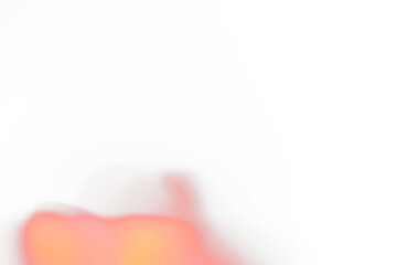 Wall Mural - abstract red and orange glow on transparent overlay background.