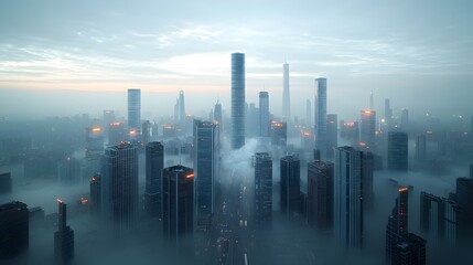 Wall Mural - aerial view of a futuristic cityscape skyline illuminated by a pulsing web of vibrant neon lights capturing the dynamic energy and electrified atmosphere of a modern metropolitan center