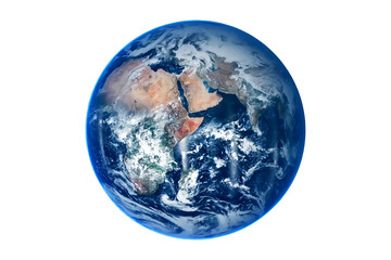 Wall Mural - planet earth isolated on a white background. elements of this image furnished by nasa