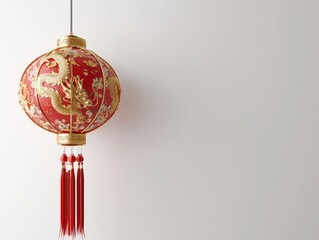 Wall Mural - Red Dragon Lantern Festive Chinese Decoration