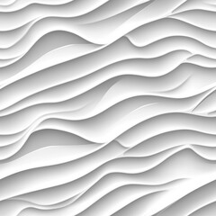 Wall Mural - seamless abstract white waves pattern for modern design, backgrounds, and textures - smooth curves i
