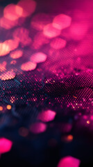 Aufkleber - Blurred pink and purple lights creating a beautiful abstract bokeh background, perfect for any project needing a touch of magic